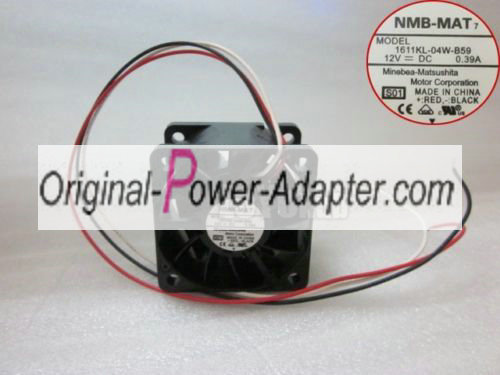 new NMB 1611KL-04W-B59 S01 Fan 12V 0.39A 40x40x28mm 3wire